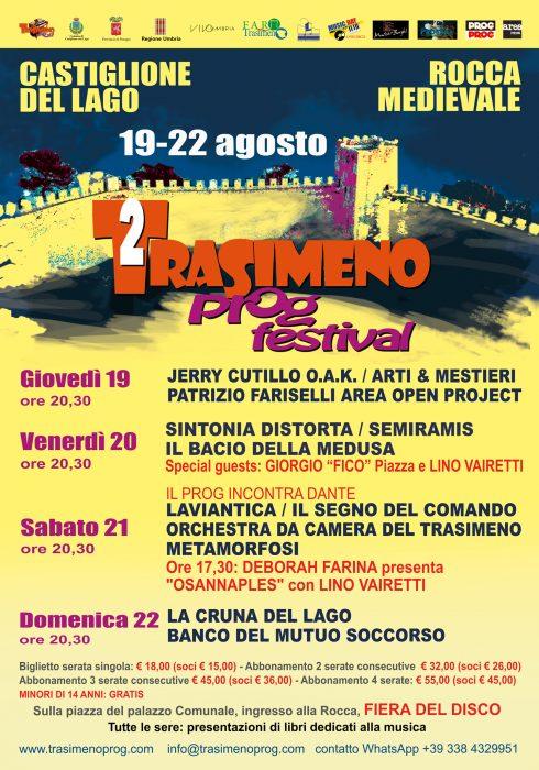 Musica, si alza il sipario sulla seconda edizione di Trasimeno Prog Festival