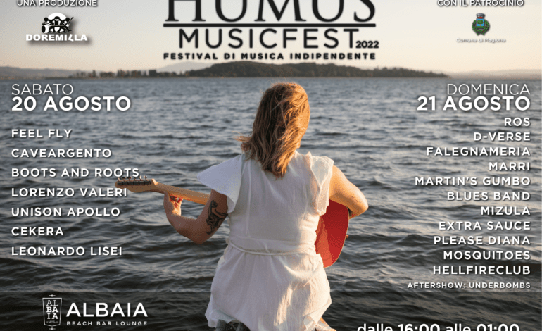 Humus Music Festival torna il 20 e 21 agosto con 7 dj e 11 band