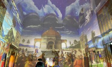 Paesaggio di Natale, a Palazzo della Corgna un'installazione in 3D dedicata a Perugino e Signorelli