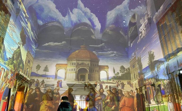 Paesaggio di Natale, a Palazzo della Corgna un’installazione in 3D dedicata a Perugino e Signorelli
