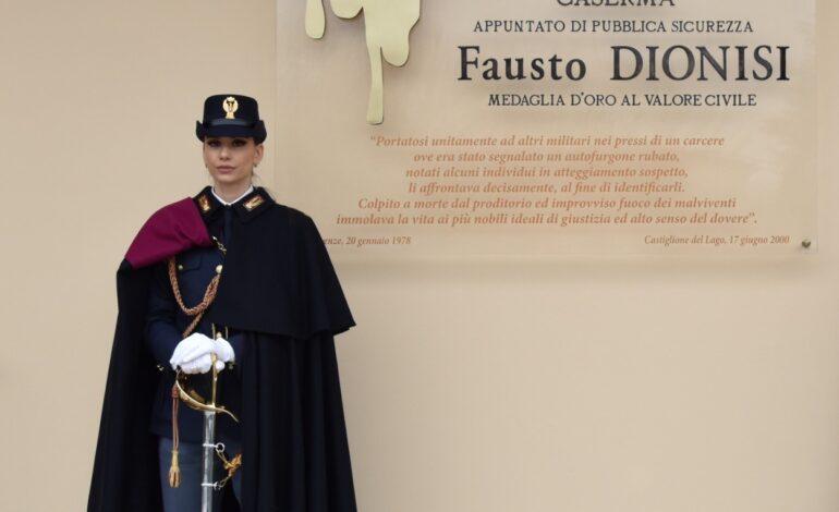 45 anni dalla morte dell’appuntato Fausto Dionisi, cerimonia a Castiglione