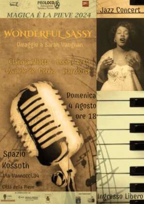 "Wonderful Sassy", a Citta' della Pieve l'omaggio a Sarah Vaughan