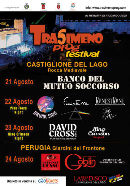 Trasimeno Prog Festival 2025: grandi nomi del rock progressivo tra Castiglione del Lago e Perugia Trasimeno Prog Festival 2025: grandi nomi del rock progressivo tra Castiglione del Lago e Perugia
