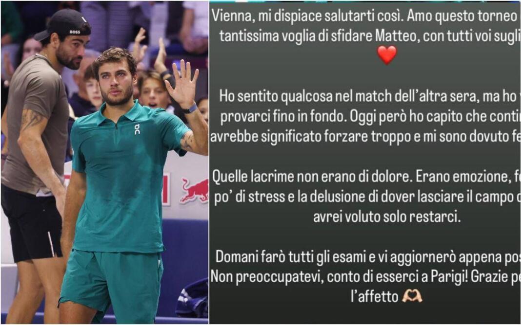 Cobolli: “Contro Berrettini lacrime di emozioni, conto di esserci a Parigi”